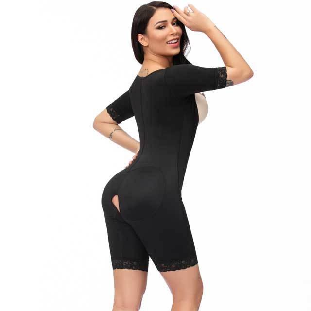 Zipper And Hooks Enhanced Full Body Shapewear