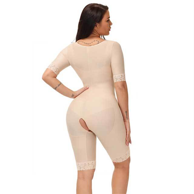 Zipper And Hooks Enhanced Full Body Shapewear