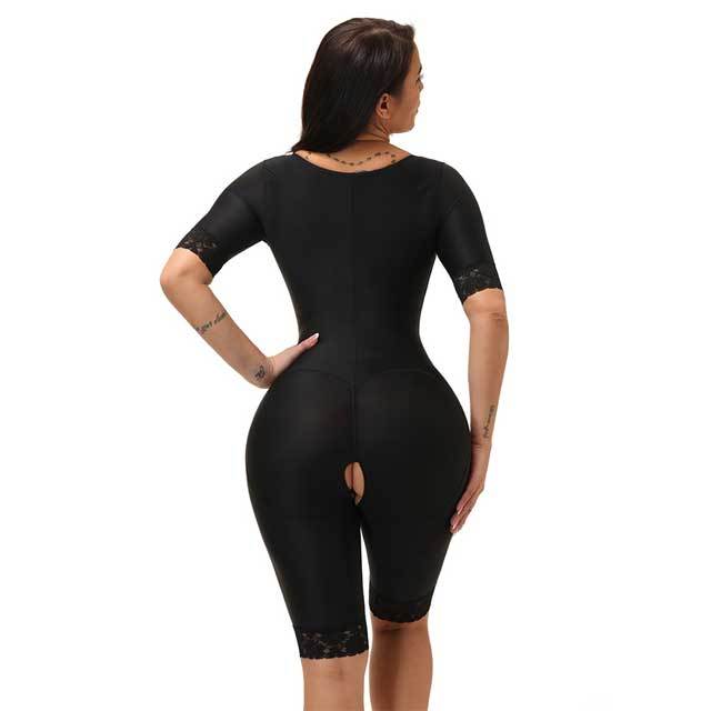 Zipper And Hooks Enhanced Full Body Shapewear