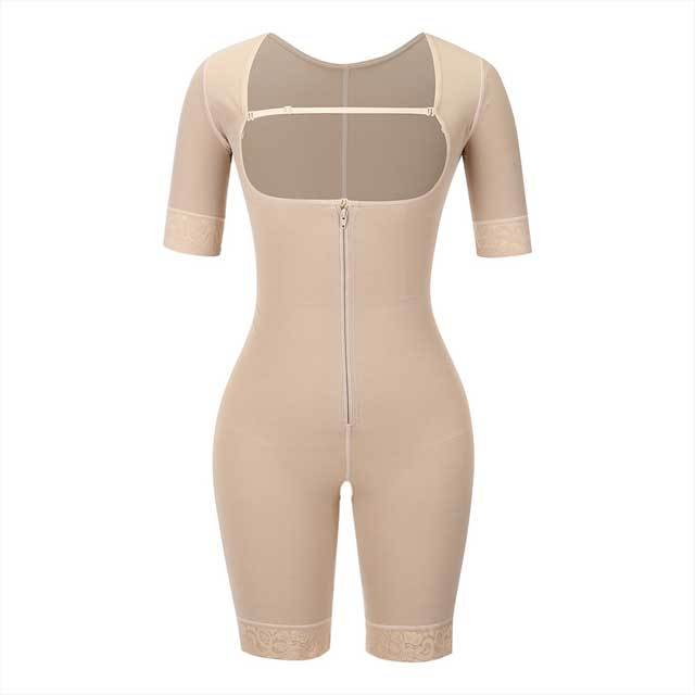 Zipper And Hooks Enhanced Full Body Shapewear