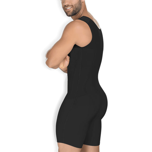 Hook And Eyes Tummy Control Body Shaper For Men
