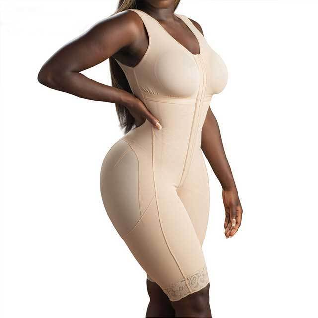 Hooks And Eyes Tummy Control Waistcoat Body Shaper