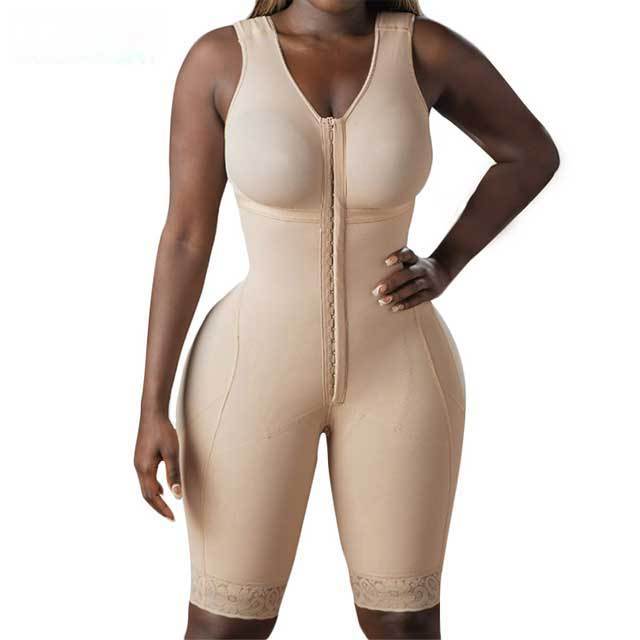 Hooks And Eyes Tummy Control Waistcoat Body Shaper