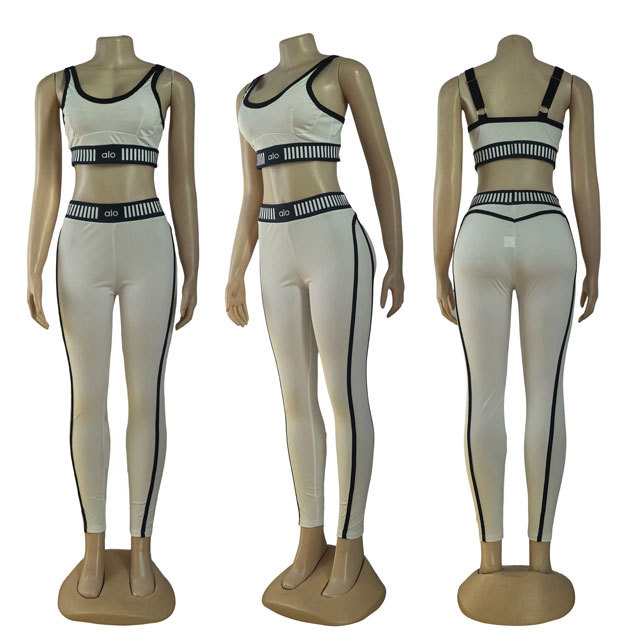 Skinny Tank Top Sport Pants Suit
