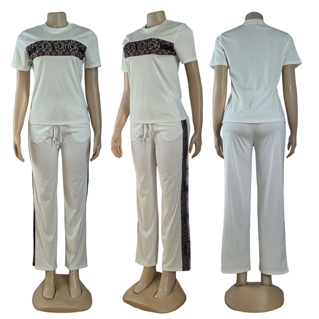 Printed Women Fashion Pants Suit