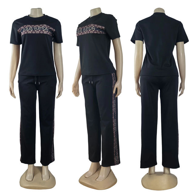 Printed Women Fashion Pants Suit