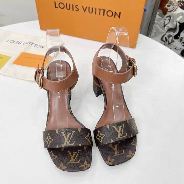 Leather Printed Fashion Chunky Sandals