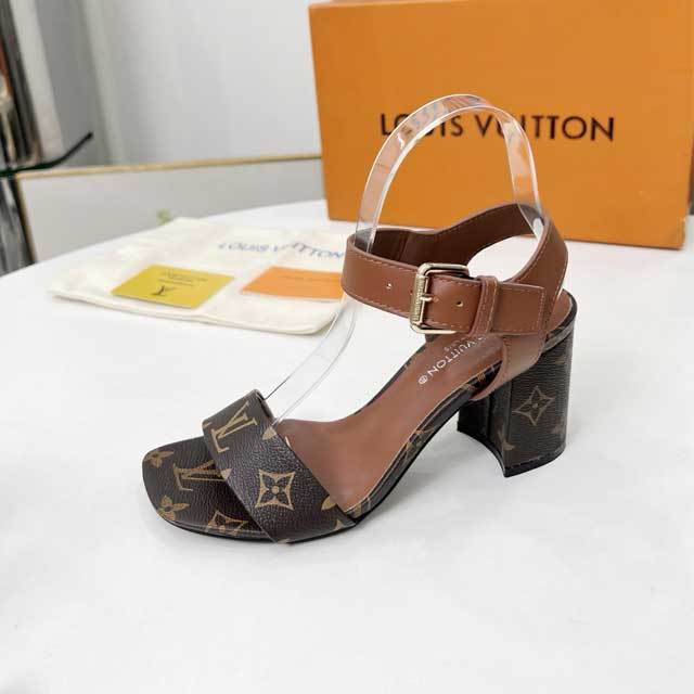 Leather Printed Fashion Chunky Sandals