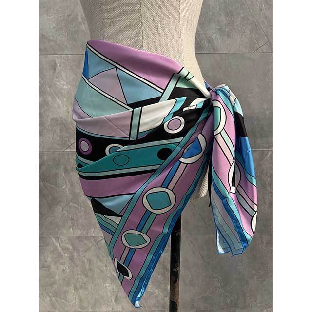 Geometric Printed Swimwear Bikinis Set