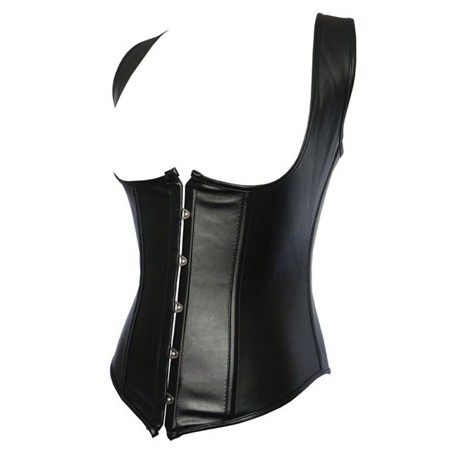 Leather Fashion Women Waistcoat Corset