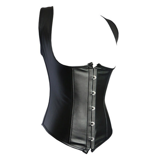 Leather Fashion Women Waistcoat Corset