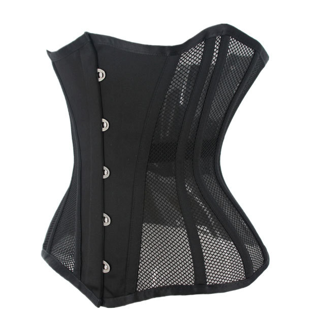 Retro Mesh Underbust Waist Training Corset