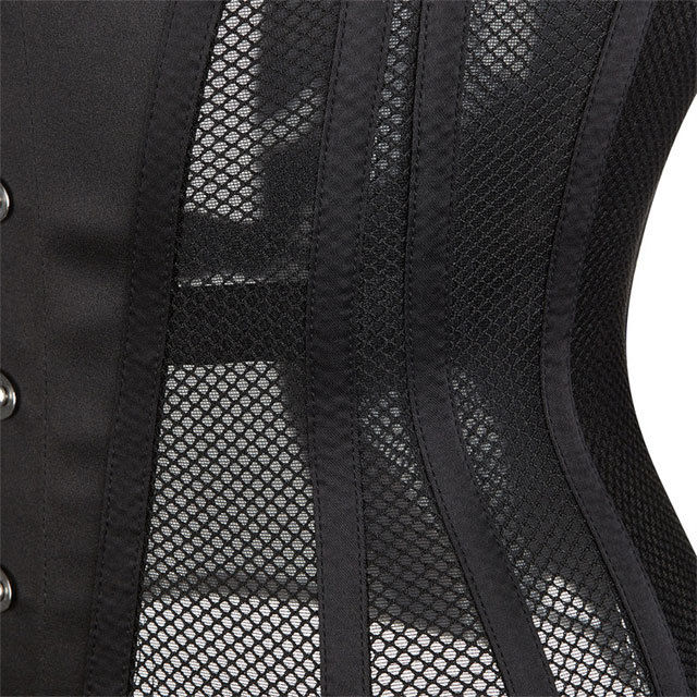 Retro Mesh Underbust Waist Training Corset