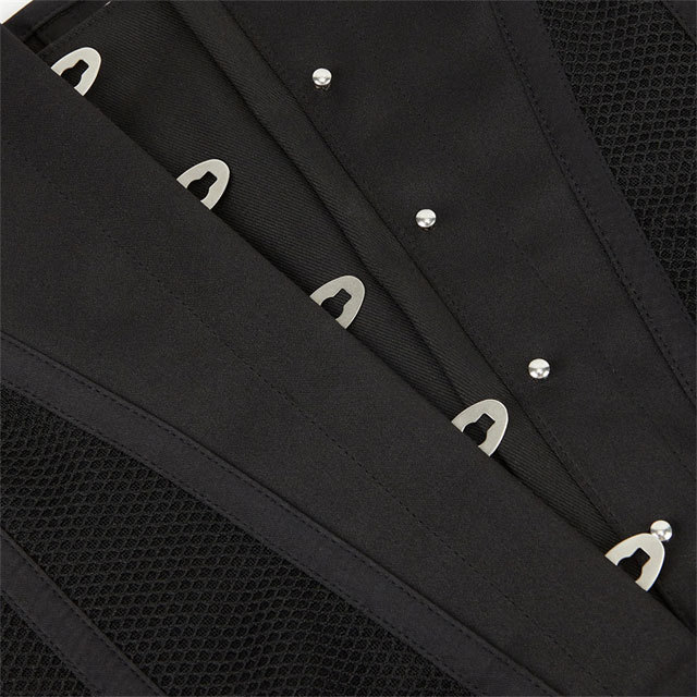 Retro Mesh Underbust Waist Training Corset