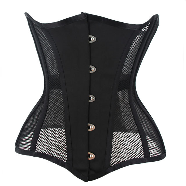 Retro Mesh Underbust Waist Training Corset