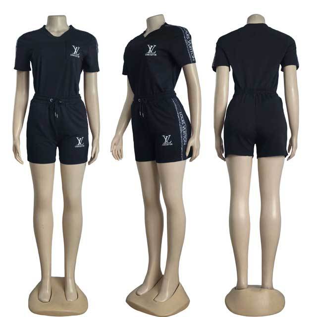 Embroidery Fashion Women Casual Short Set