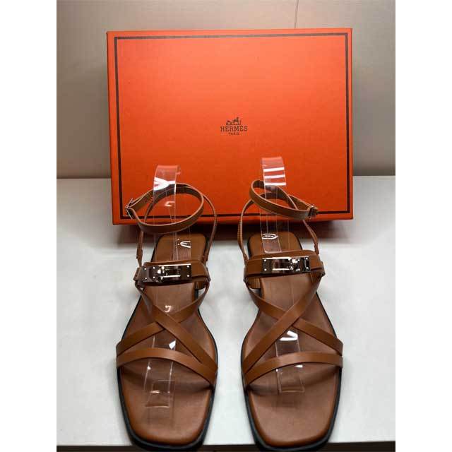 Ankle Strap Leather Beach Flat Sandals