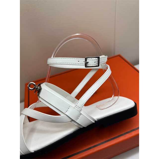 Ankle Strap Leather Beach Flat Sandals