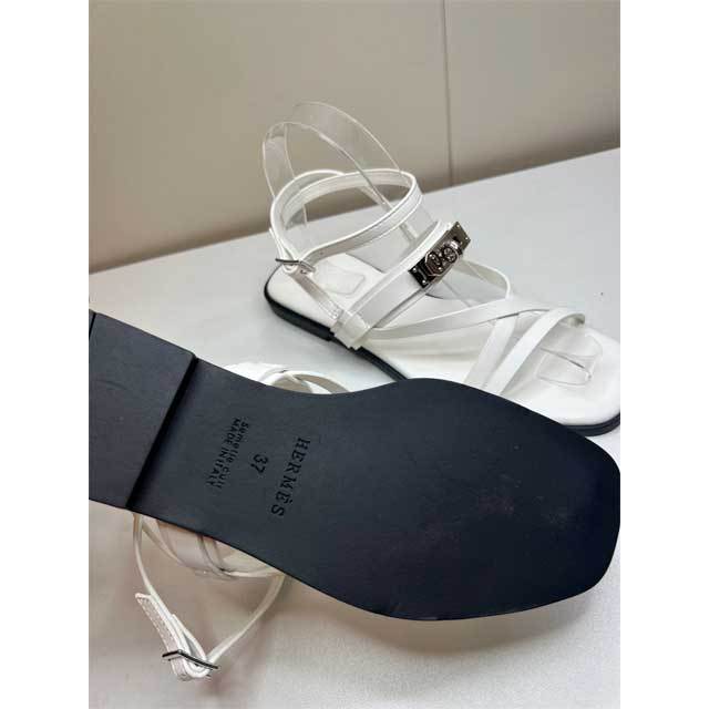 Ankle Strap Leather Beach Flat Sandals