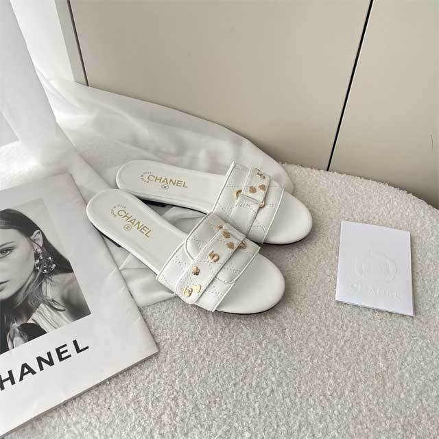 Leather Fashion Women Beach Slides