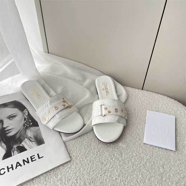 Leather Fashion Women Beach Slides
