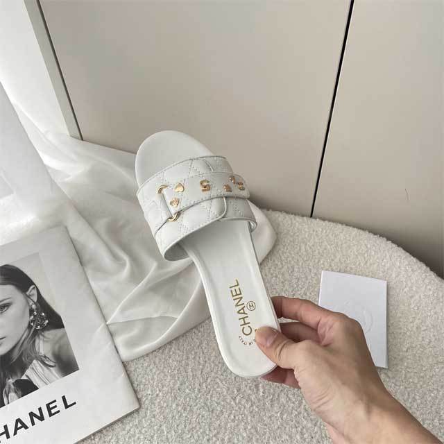Leather Fashion Women Beach Slides