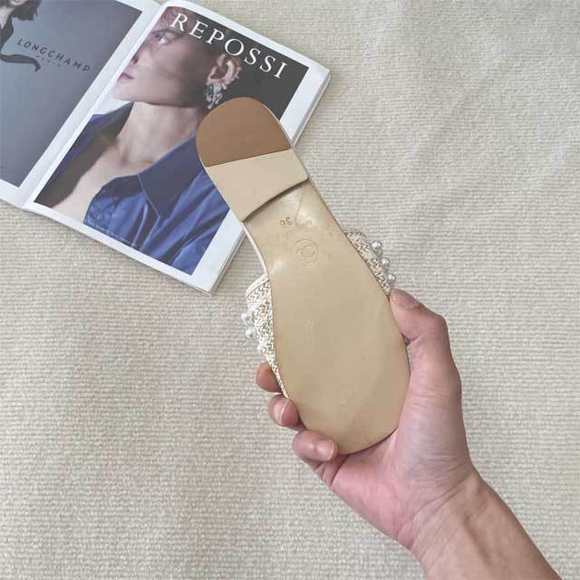 Pearl Fashion Summer Beach Slides