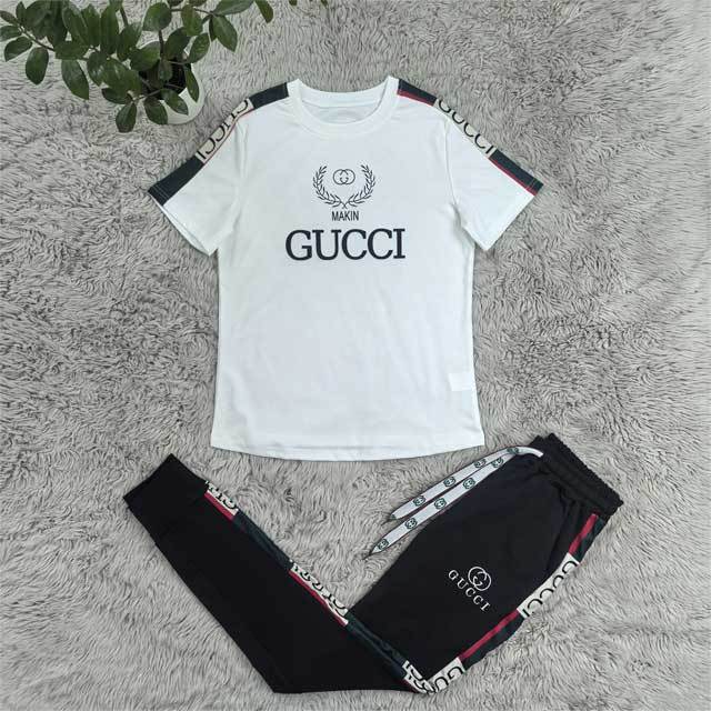 Embroidery Top Casual Jogging Suit