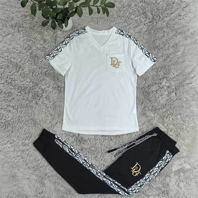 Embroidery Top Casual Jogging Suit