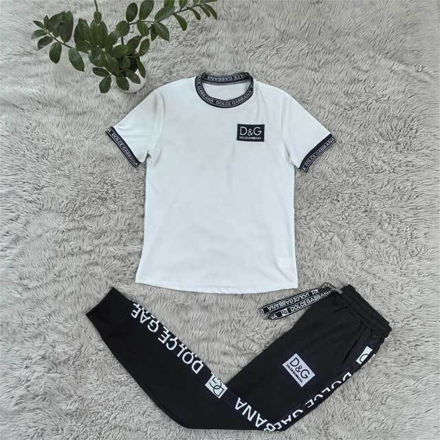 Embroidery Top Casual Jogging Suit