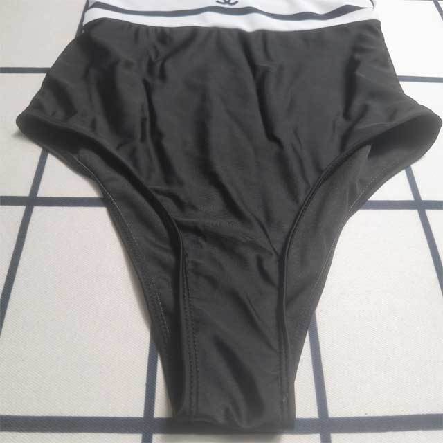 Crisscross Back Striped One Piece Swimwear