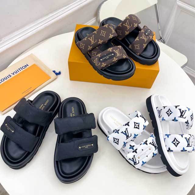 Fashion Print Unisex Pool Pillow Flat Sandals