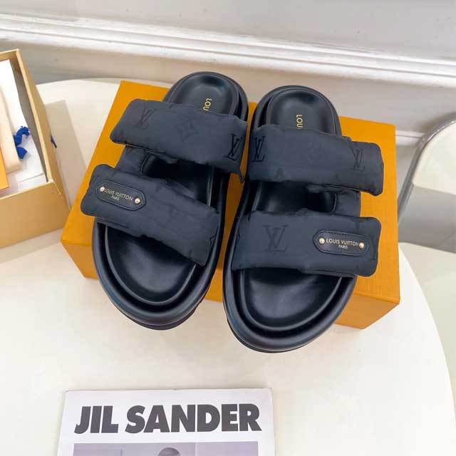 Fashion Print Unisex Pool Pillow Flat Sandals