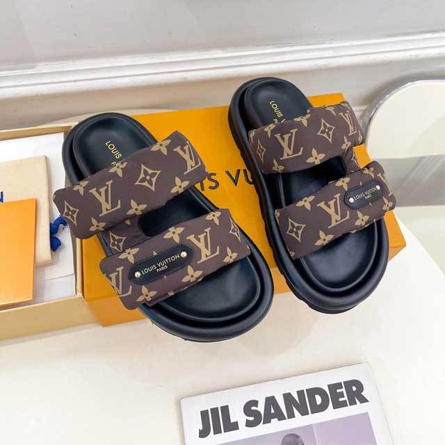 Fashion Print Unisex Pool Pillow Flat Sandals