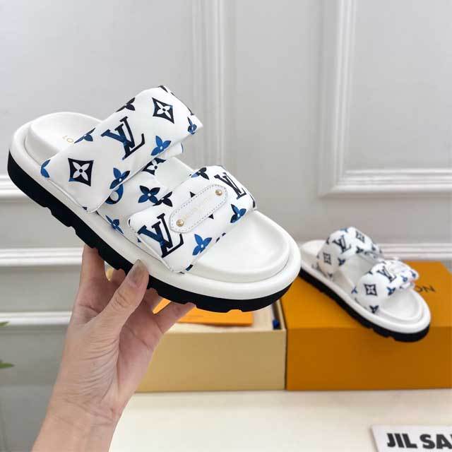 Fashion Print Unisex Pool Pillow Flat Sandals