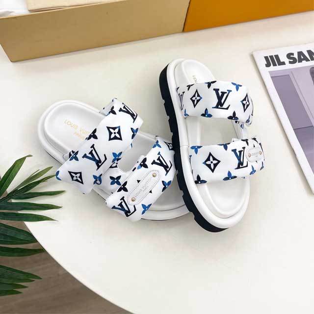 Fashion Print Unisex Pool Pillow Flat Sandals