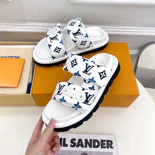 Fashion Print Unisex Pool Pillow Flat Sandals
