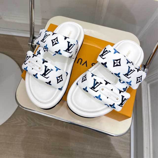 Fashion Print Unisex Pool Pillow Flat Sandals