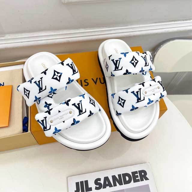 Fashion Print Unisex Pool Pillow Flat Sandals