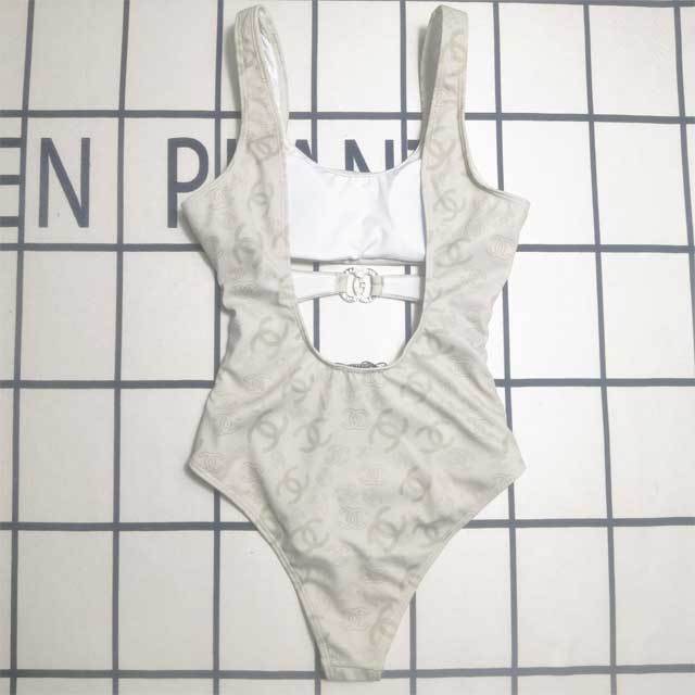 Hollow Out Printed Sexy One Piece Swimwear