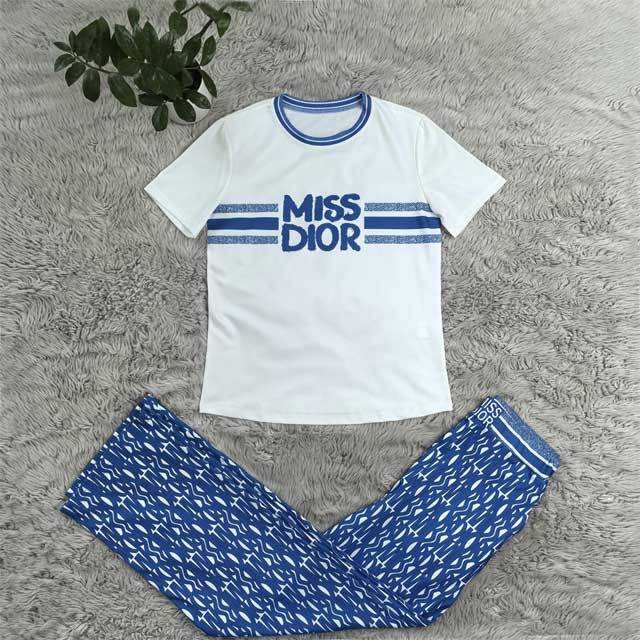 Printed Casual Pants Suit