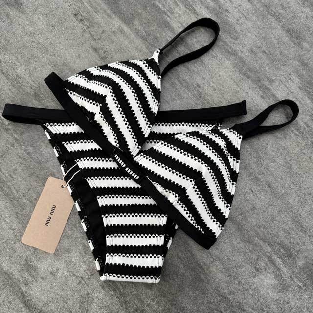 Fashion Striped Sexy Bikini Set