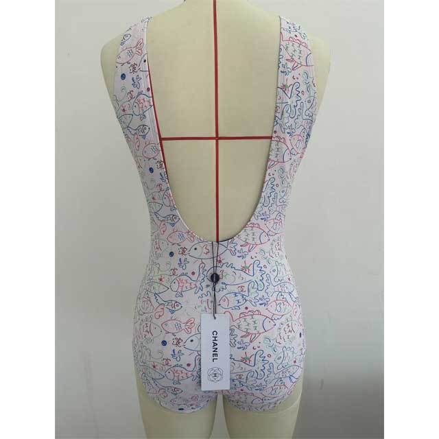 Printed Backless Sexy One Piece Swimwear