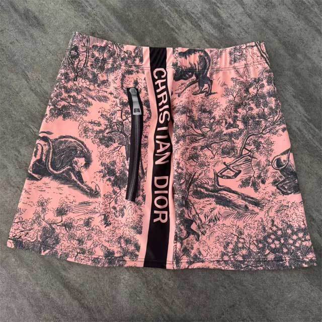 Printed Strappy Bikini With Skirt Set