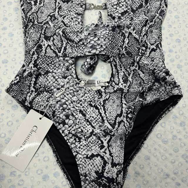 Snakeskin Hollow Out Sexy One Piece
