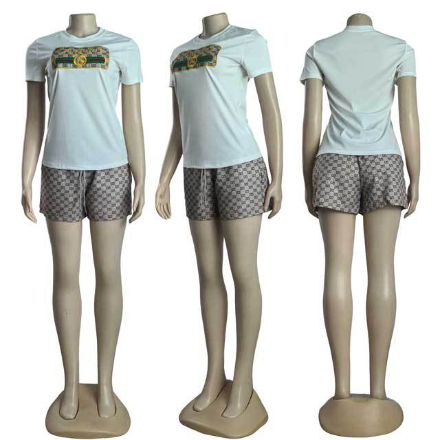 Fashion Embroidery Casual Two Piece Set