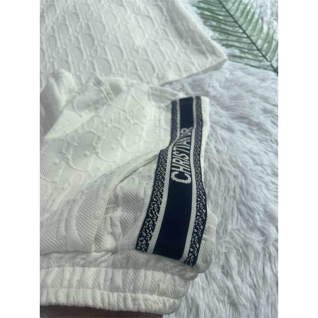 Fashion Embroidery Embossing Hooded Top Short Set