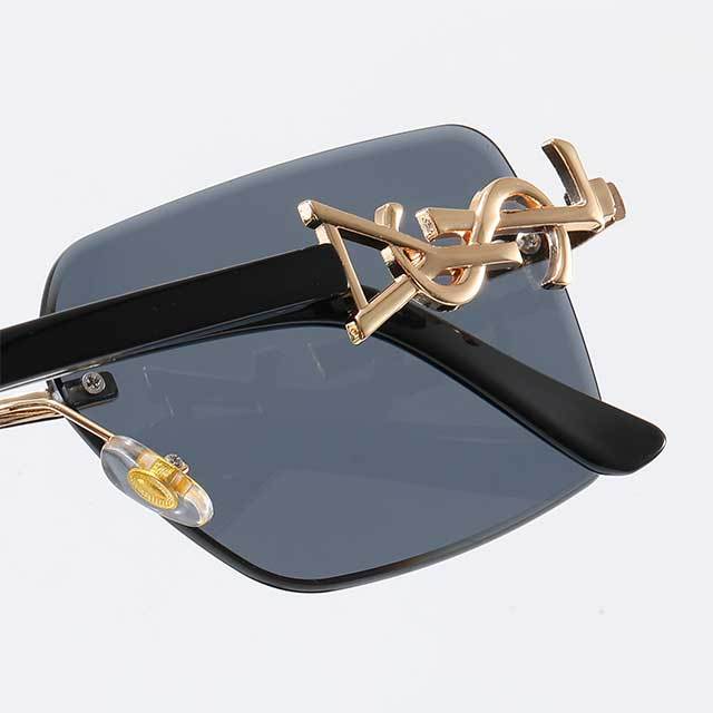 Frameless Vintage Style Sunglasses