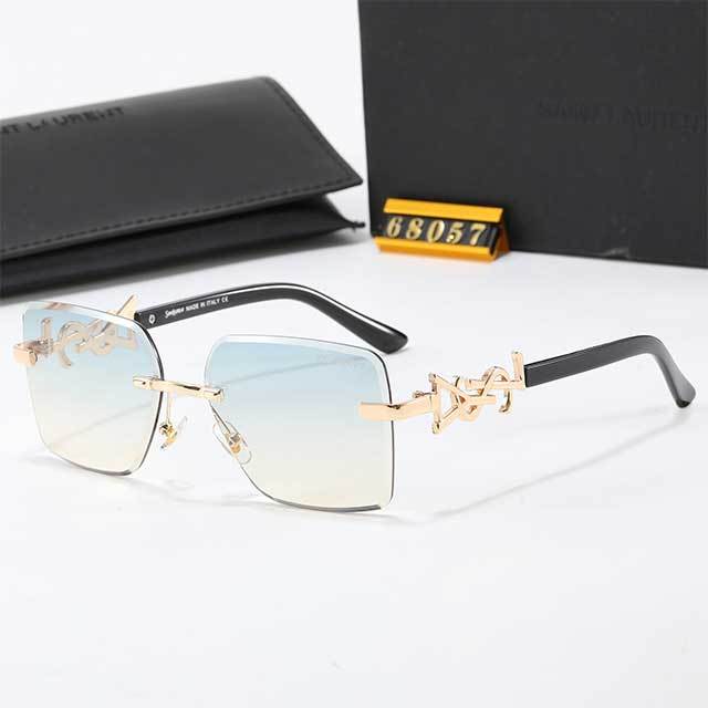 Frameless Vintage Style Sunglasses