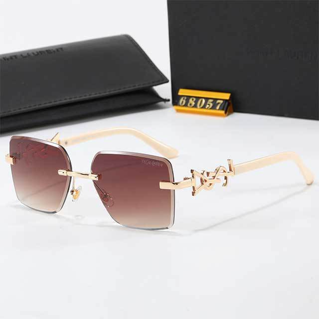 Frameless Vintage Style Sunglasses